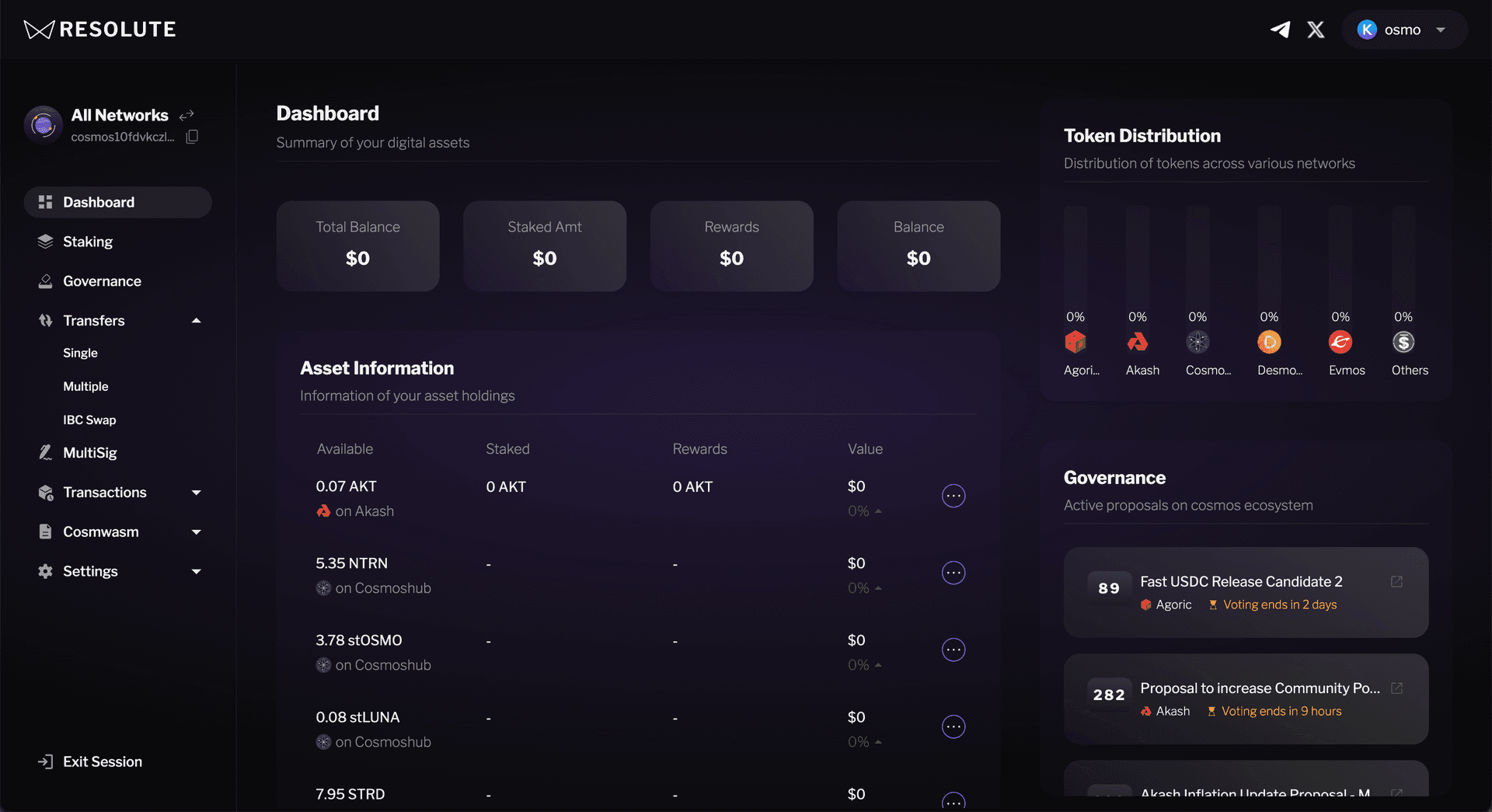 Resolute Interface